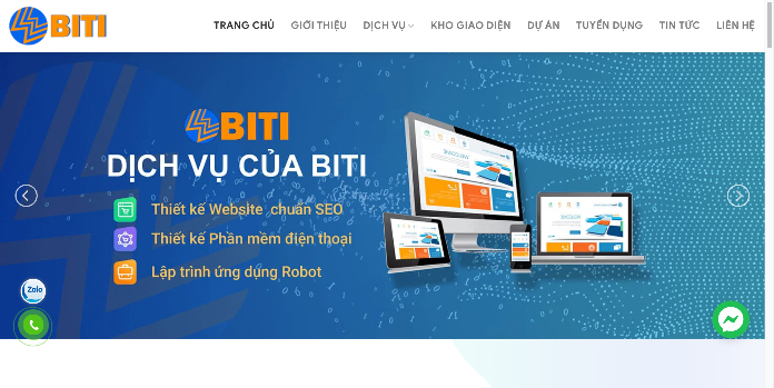thành phần cơ bản của website