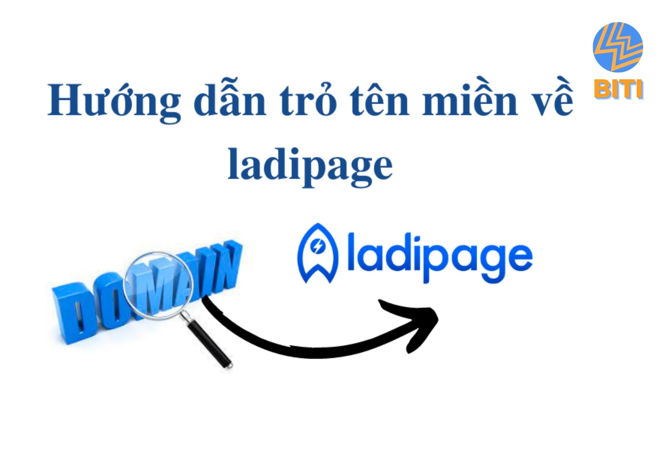 Cách trỏ tên miền về Ladipage
