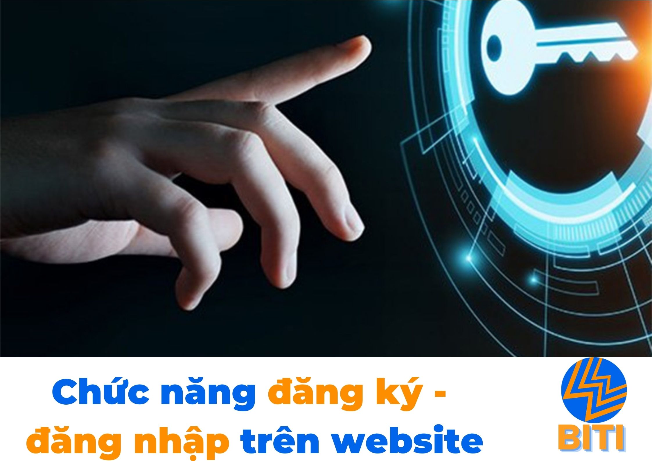 chức năng đăng ký và đăng nhập website