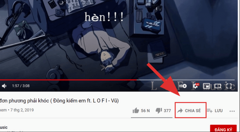 chèn video youtube vào website