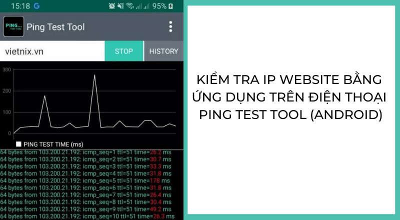 kiểm tra IP website
