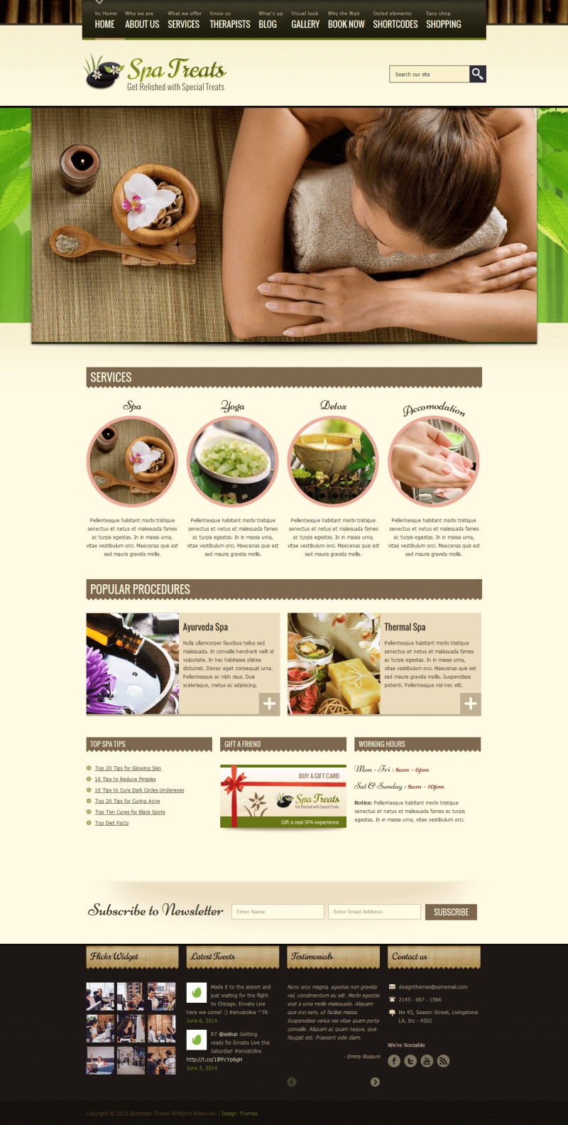 thiết kế website spa