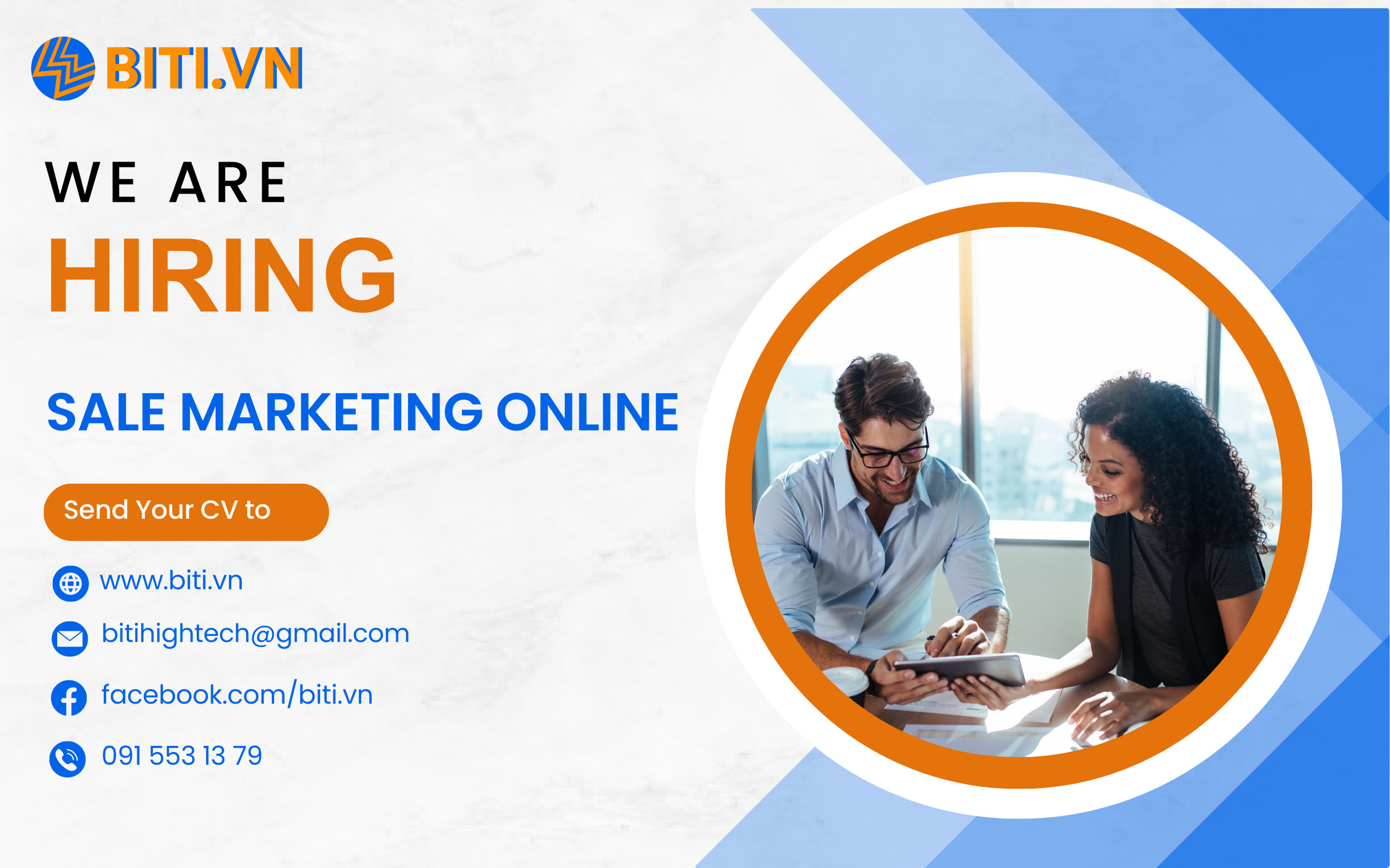 Tuyển dụng vị trí Sale Marketing Online